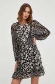 Сукня BA&SH колір чорний mini розкльошена