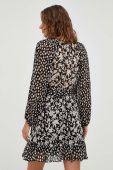 Сукня BA&SH колір чорний mini розкльошена