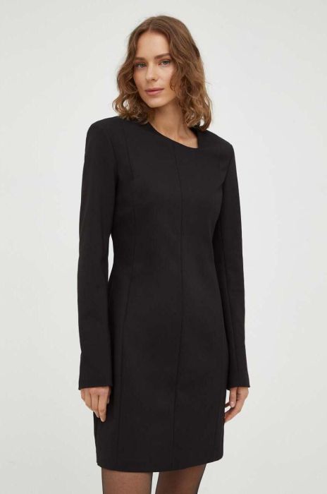 Сукня Tiger Of Sweden колір чорний mini пряма (3508252)