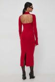 Сукня Patrizia Pepe колір червоний midi облягаюча (3626070)