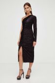 Сукня Patrizia Pepe колір чорний midi облягаюча (3568453)