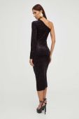 Сукня Patrizia Pepe колір чорний midi облягаюча (3568453)