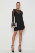 Сукня Patrizia Pepe колір чорний mini облягаюча (3630289)