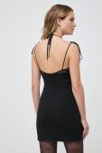 Сукня Bardot колір чорний mini облягаюча (3560247)