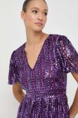 Сукня Twinset колір фіолетовий mini розкльошена (3618758)
