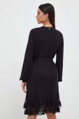 Сукня Twinset колір чорний midi пряма (3588866)