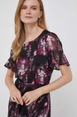 Сукня Dkny колір фіолетовий midi розкльошена (3471420)