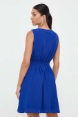 Сукня Morgan колір синій mini розкльошена (3421765)