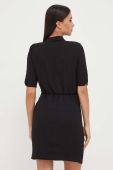 Сукня Morgan колір чорний mini розкльошена (3425926)