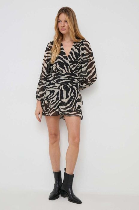 Сукня MAX&Co. mini розкльошена колір барвистий (3689095)