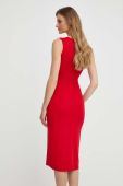 Сукня Morgan колір червоний mini облягаюча (3551459)