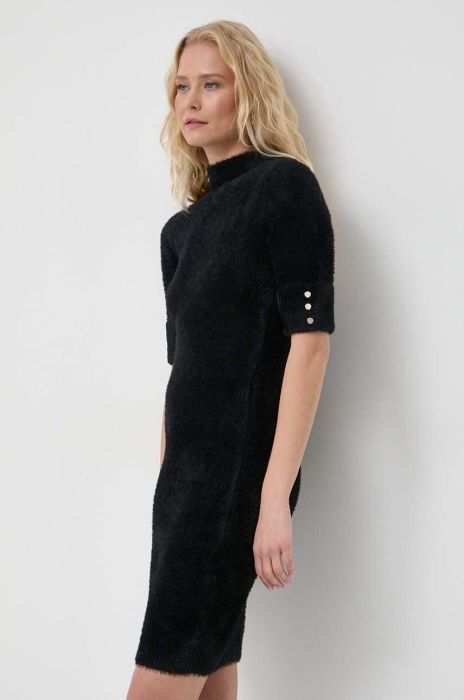 Сукня Morgan колір чорний mini облягаюча (3679191)