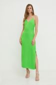 Сукня Morgan колір зелений maxi пряма (3551469)