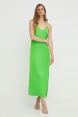 Сукня Morgan колір зелений maxi пряма (3551469)