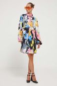 Сукня Stine Goya mini розкльошена колір барвистий (3482765)