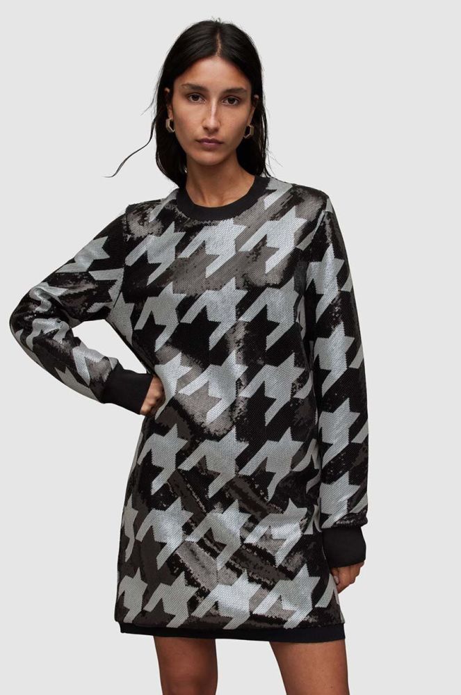 Сукня AllSaints JUELA TONI DRESS колір чорний mini пряма