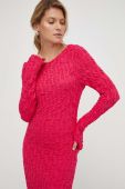 Сукня Gestuz колір рожевий maxi облягаюча (3618779)