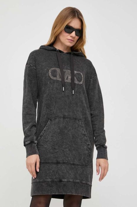 Бавовняна сукня MICHAEL Michael Kors колір сірий mini oversize