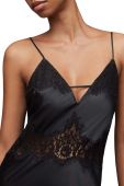 Сукня AllSaints Ophelia колір чорний midi облягаюча