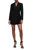 Сукня AllSaints Erykah колір чорний mini облягаюча