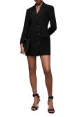 Сукня AllSaints Erykah колір чорний mini облягаюча