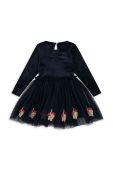 Дитяча сукня Konges Sl?jd колір синій mini розкльошена (3591945)