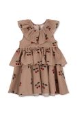 Дитяча бавовняна сукня Konges Sl?jd колір бежевий mini розкльошена (3591963)