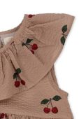 Дитяча бавовняна сукня Konges Sl?jd колір бежевий mini розкльошена (3591963)