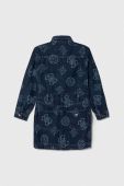 Дитяча джинсова сукня Guess midi пряма колір блакитний