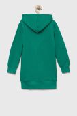 Дитяча бавовняна сукня Guess колір зелений mini пряма (3294150)