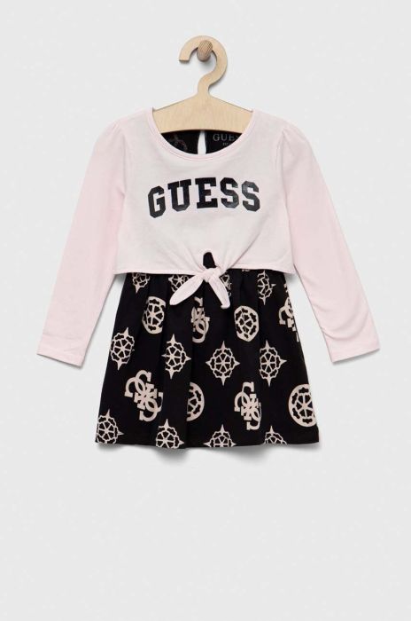 Дитяча сукня Guess колір рожевий mini розкльошена (3299536)