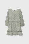 Дитяча сукня Guess колір зелений midi розкльошена (3404642)