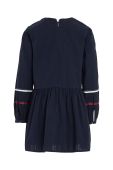 Дитяча бавовняна сукня Tommy Hilfiger колір синій mini розкльошена