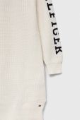 Дитяча бавовняна сукня Tommy Hilfiger колір білий mini пряма (3333114)