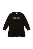 Дитяча сукня BOSS колір чорний mini розкльошена (3416473)