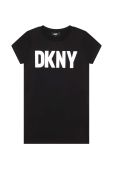 Дитяча сукня Dkny колір зелений mini розкльошена (3425987)