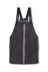 Дитяча джинсова сукня Dkny колір чорний mini пряма (3455157)