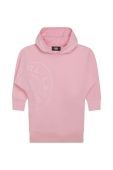 Дитяча сукня Karl Lagerfeld колір рожевий mini oversize