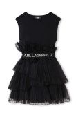 Дитяча сукня Karl Lagerfeld колір чорний mini розкльошена (3421820)