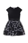 Дитяча сукня Karl Lagerfeld колір чорний mini розкльошена (3421829)
