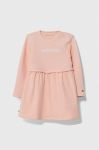 Дитяча сукня Tommy Hilfiger колір рожевий mini розкльошена (3373380)