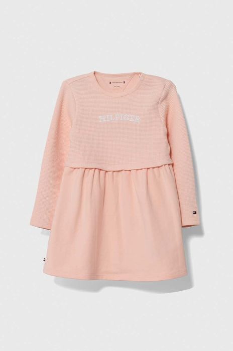 Дитяча сукня Tommy Hilfiger колір рожевий mini розкльошена (3373380)