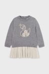 Сукня для немовлят Mayoral колір сірий mini розкльошена (3477992)