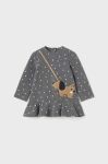 Сукня для немовлят Mayoral колір сірий mini oversize