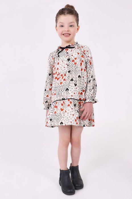 Дитяча сукня Mayoral колір чорний mini розкльошена (3447356)