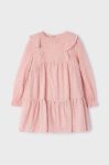Дитяча сукня Mayoral колір рожевий mini oversize (3431513)