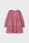 Дитяча сукня Mayoral колір рожевий mini oversize (3431529)