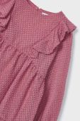 Дитяча сукня Mayoral колір рожевий mini oversize (3431529)