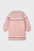 Дитяча сукня Mayoral колір рожевий midi пряма