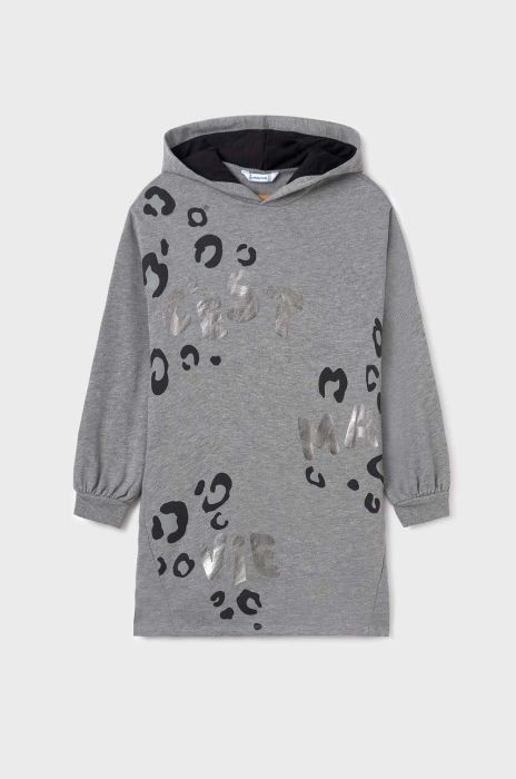 Дитяча сукня Mayoral колір сірий mini пряма (3431791)